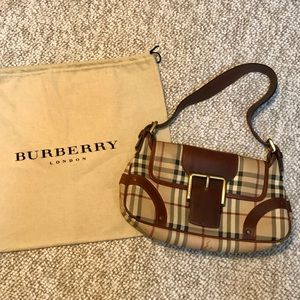 Burberry Haymarket Shoulder Bag